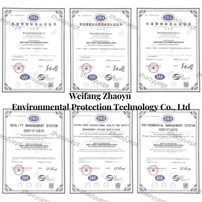 Chiny Weifang Zhaoyu Environmental Protection Technology Co., Ltd. profil firmy 0